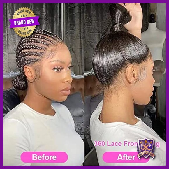 Short Body Wave Human Hair Wig 10 Inch Glueless Lace Front